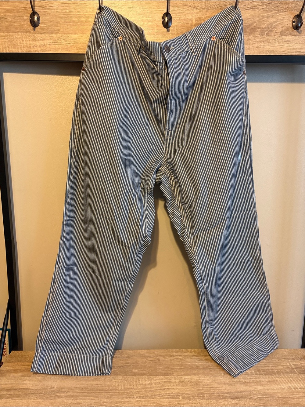 NWT Tommy Hilfiger Blue and White Pinstripe Jeans